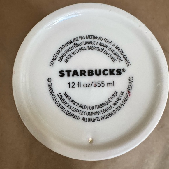 Starbucks Love Is Love Double Walled Ceramic Travel Tumbler. 12oz - Picture 3 of 7